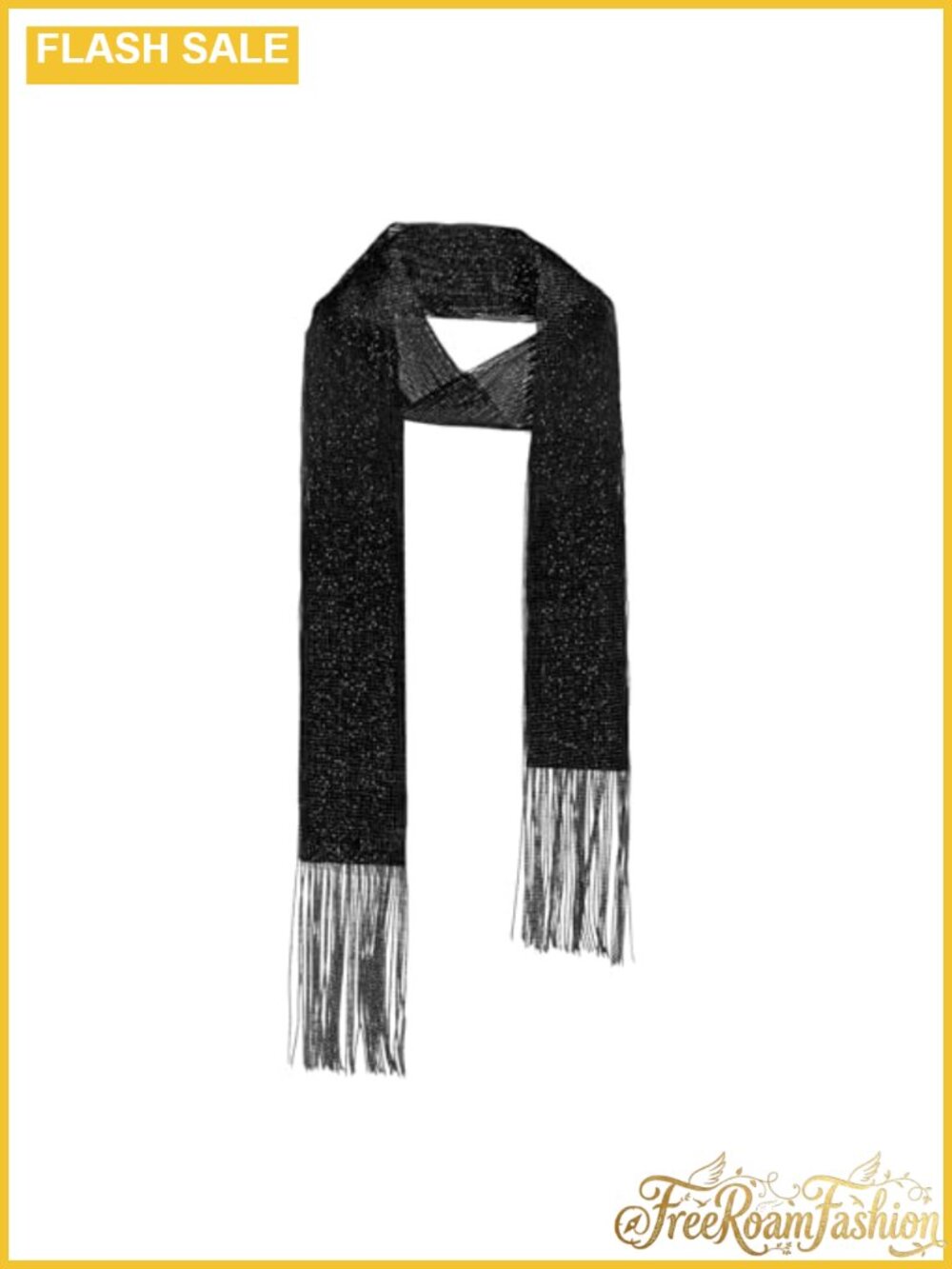 Sparkly Sequin Skinny Scarf Women Long Shimmer Fashion Scarf